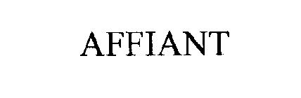 AFFIANT