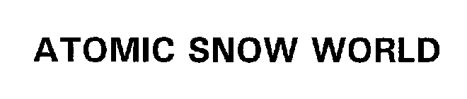 ATOMIC SNOW WORLD