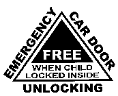 EMERGENCY CAR DOOR UNLOCKING FREE WHEN CHILD LOCKED INSIDE