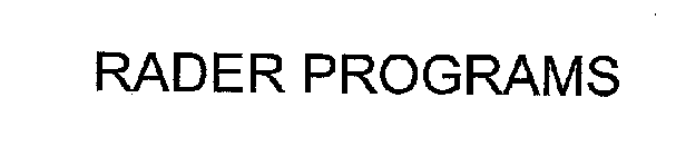 RADER PROGRAMS