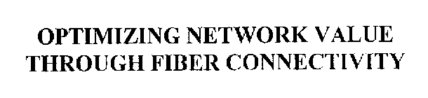 OPTIMIZING NETWORK VALUE THROUGH FIBER CONNECTIVITY