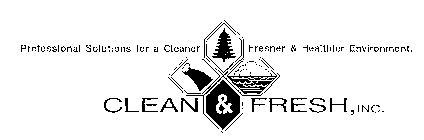 PROFESSIONAL SOLUTIONS FOR A CLEANER FRESHER & HEALTHIER ENVIORNMENT. CLEAN & FRESH, INC.