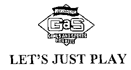 NICKELODEON GAS GAMES AND SPORTS FOR KIDS LET'S JUST PLAY