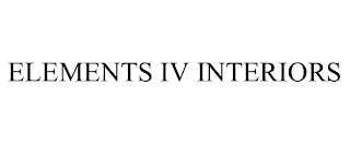 ELEMENTS IV INTERIORS