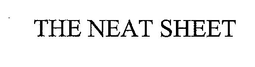 THE NEAT SHEET