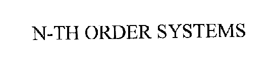 N-TH ORDER SYSTEMS