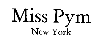 MISS PYM NEW YORK