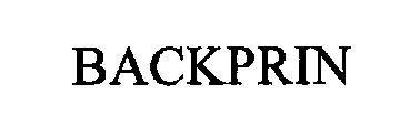 BACKPRIN