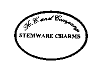 K. C. AND COMPANY STEMWARE CHARMS