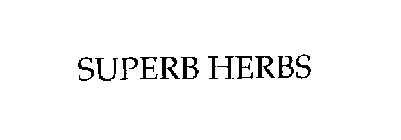 SUPERB HERBS