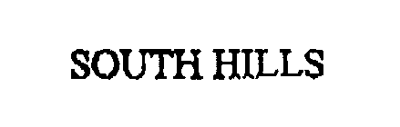 SOUTH HILLS