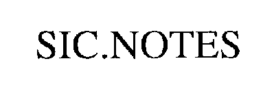 SIC.NOTES