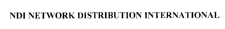 NDI NETWORK DISTRIBUTION INTERNATIONAL