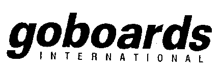 GOBOARDS INTERNATIONAL