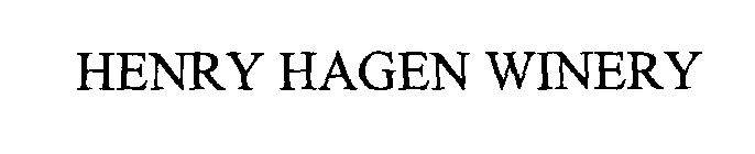 HENRY HAGEN WINERY