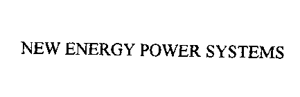 NEW ENERGY POWER SYSTEMS