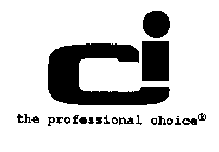 C I THE PROFESSIONAL CHOICES
