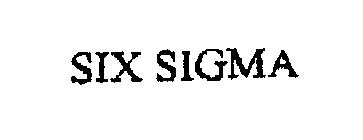 SIX SIGMA