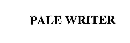 PALE WRITER
