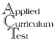 APPLIED CURRICULUM TEST