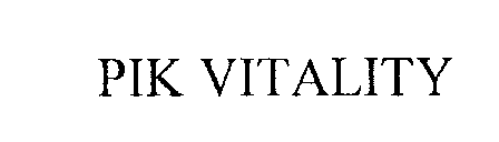 PIK VITALITY