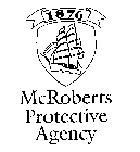 1876 MCROBERTS PROTECTIVE AGENCY