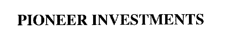 PIONEER INVESTMENTS