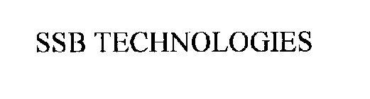 SSB TECHNOLOGIES