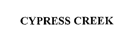 CYPRESS CREEK