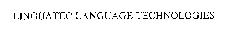LINGUATEC LANGUAGE TECHNOLOGIES