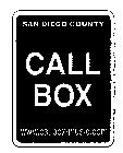 SAN DIEGO COUNTY CALL BOX WWW.CALLBOX-MUSIC.COM