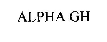 ALPHA GH