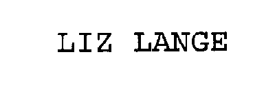 LIZ LANGE