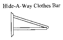 HIDE-A-WAY CLOTHES BAR