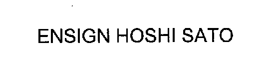 ENSIGN HOSHI SATO