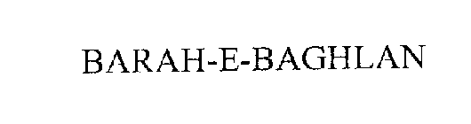 BARAH-E-BAGHLAN