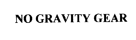 NO GRAVITY GEAR