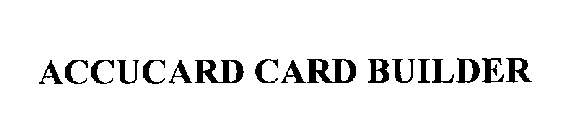ACCUCARD CARD BUILDER