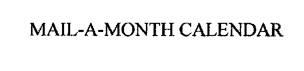 MAIL-A-MONTH CALENDAR