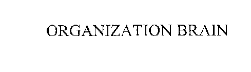 ORGANIZATION BRAIN