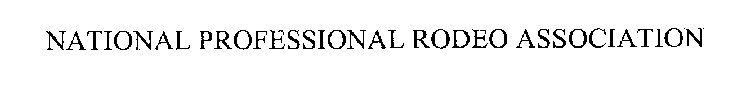 NATIONAL PROFESSIONAL RODEO ASSOCIATION