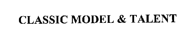 CLASSIC MODEL & TALENT