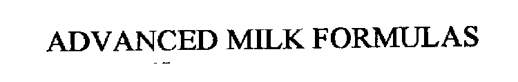 ADVANCED MILK FORMULAS