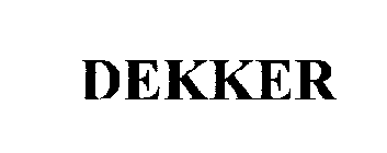 DEKKER