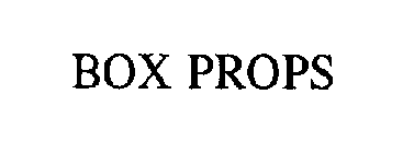 BOX PROPS