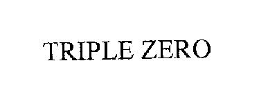 TRIPLE ZERO