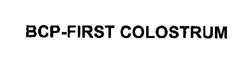 BCP-FIRST COLOSTRUM