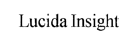 LUCIDA INSIGHT