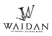 W WAIDAN THE TELECOM DECISION-MAKER