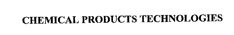 CHEMICAL PRODUCTS TECHNOLOGIES